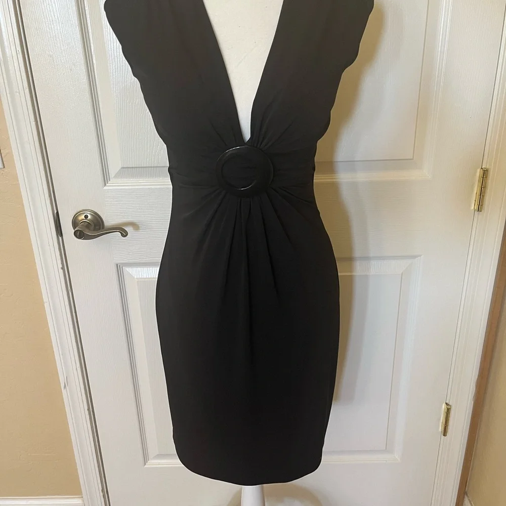 Cach’e Little Black Dress Size 6 - Picture 3 of 4